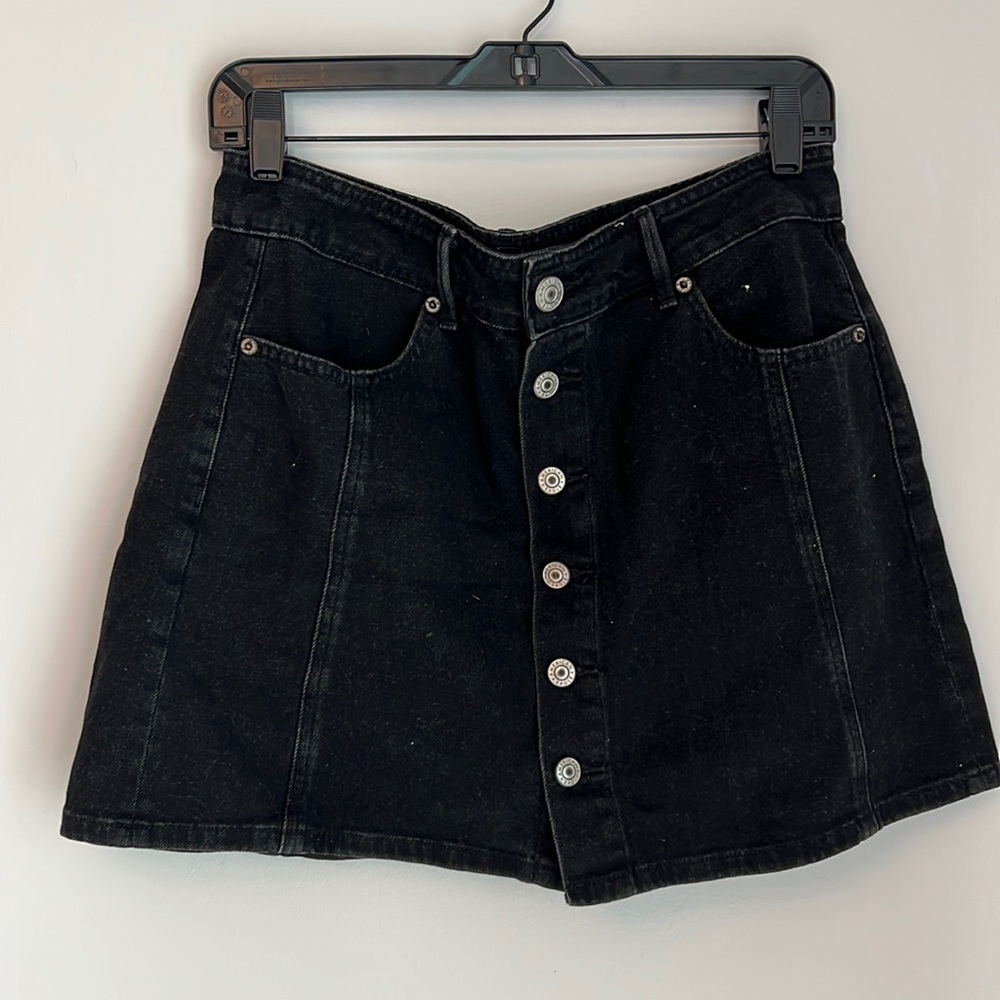 AMERICAN EAGLE black denim skirt